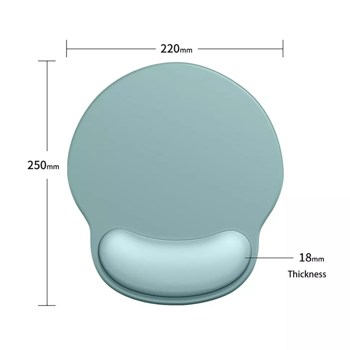 Ergonomic Mouse Pad With Wrist Support, Minimalist
