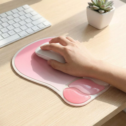 Ergonomic Gel Mouse Pad With Cooling Wrist Support