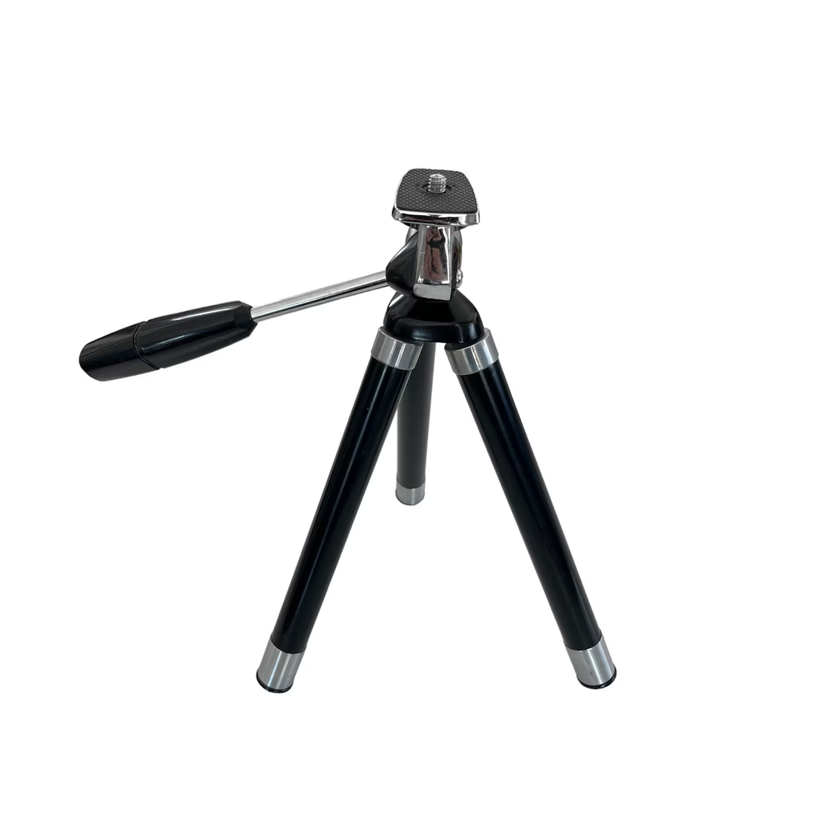 Vintage Metal Telescopic Camera Tripod, Heavy Duty Foldable Stand