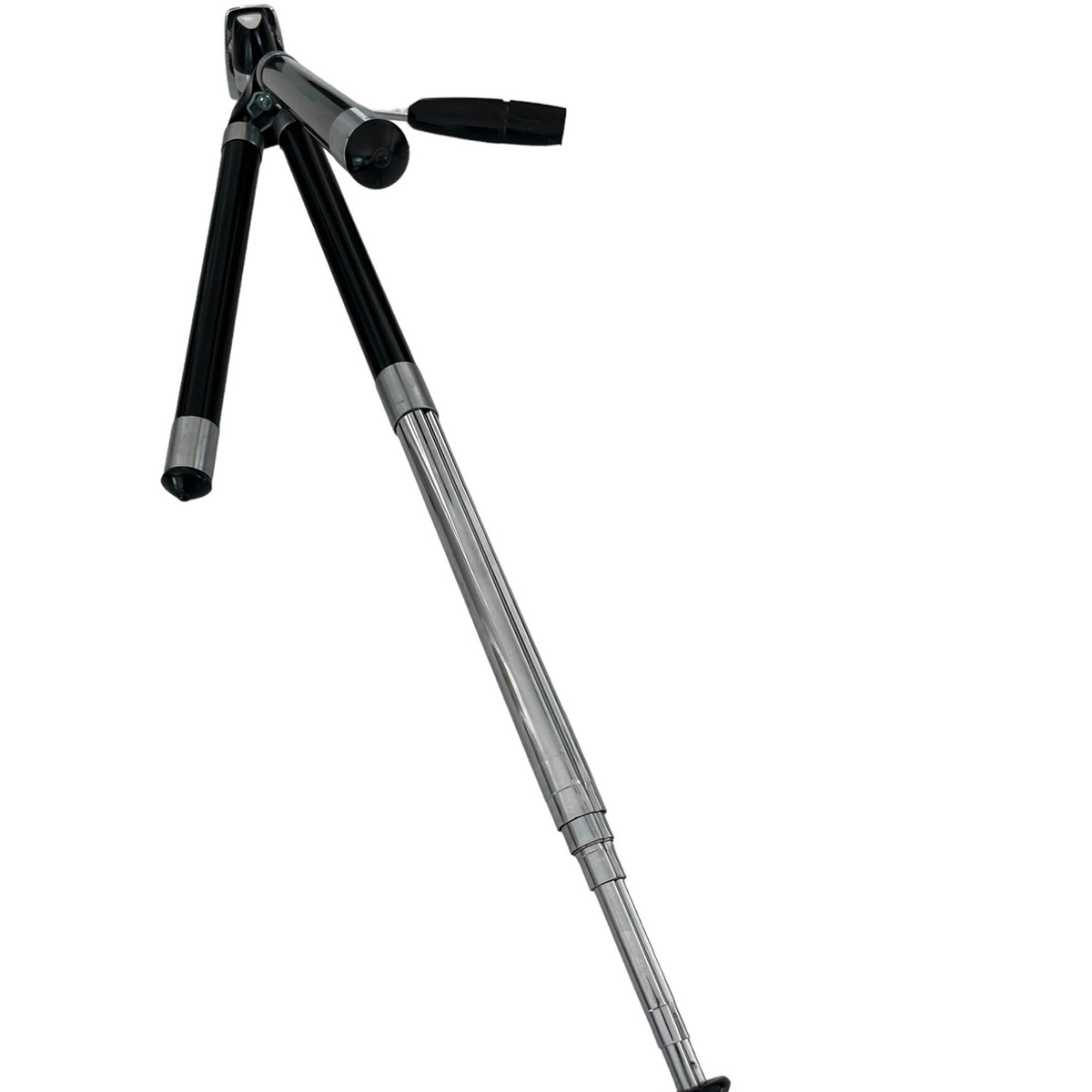 Vintage Metal Telescopic Camera Tripod, Heavy Duty Foldable Stand